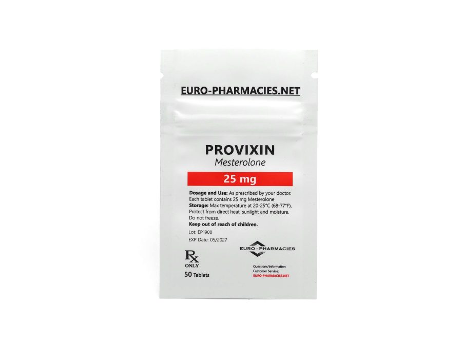 Provixin ( Proviron ) - 25mg/scheda, 50 pillole/sacchetto - Euro Pharmacies - USA Domestic