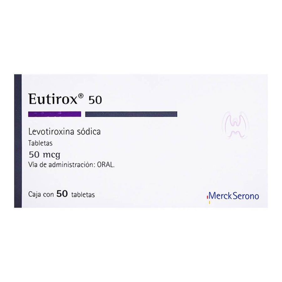 Eutirox 50 - 50 mcg 50 tabletas - Merck