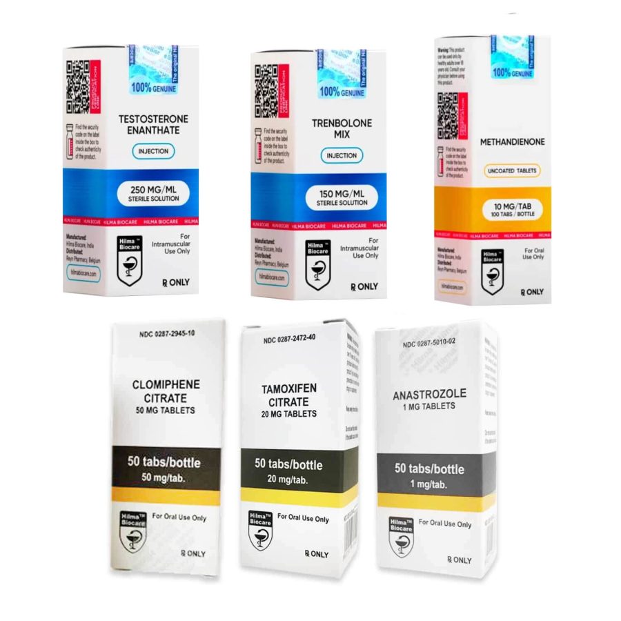 Pack massa magra - 10 semanas (Dianabol - Tri-Tren - Teste E) Hilma