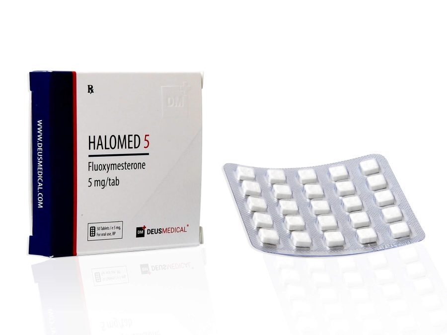 HALOMED 5 (Fluoxymesterone) - 50tabs of 5mg - DEUS-MEDICAL – Bild 3