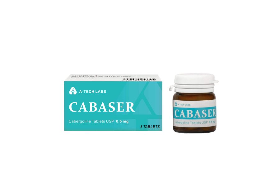 CABASER - Cabergolina 0,5 mg 8 compresse - A-Tech Labs