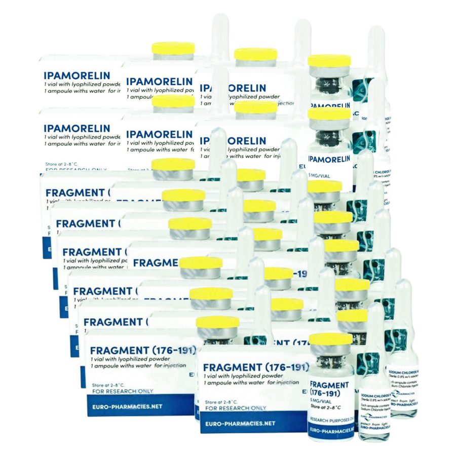 Pack Peptides Anti-Aging - 12 semanas (HGH Frag 176-191 / ipamorelin) Euro pharmacies