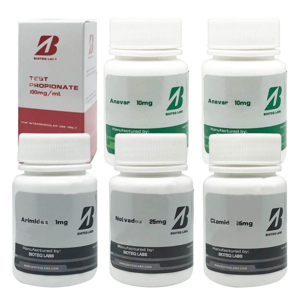 Paquete de potencia Anavar Test P 6 semanas Bioteq labs
