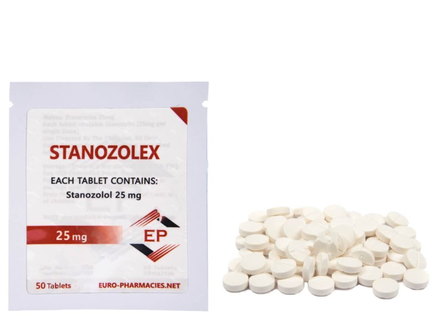 Stanozolex 25 (Winstrol) – 25 mg/Tablette – 50 Tabletten/Beutel – Euro-Apotheken – USA Inland