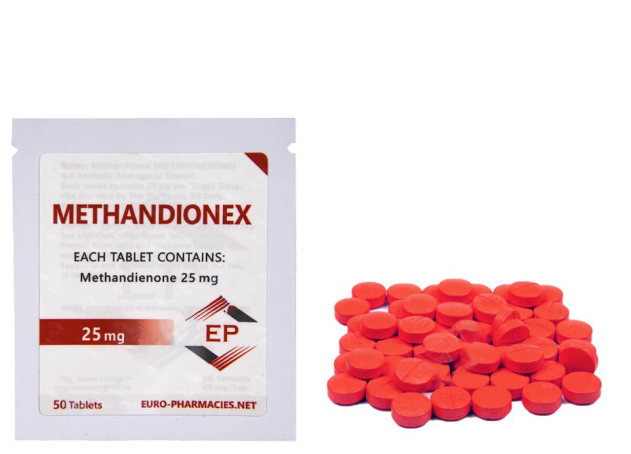 Methandionex 25 (Dianabol) - 25mg/tab -50 tab/bag - Euro Pharmacies - USA Domestic