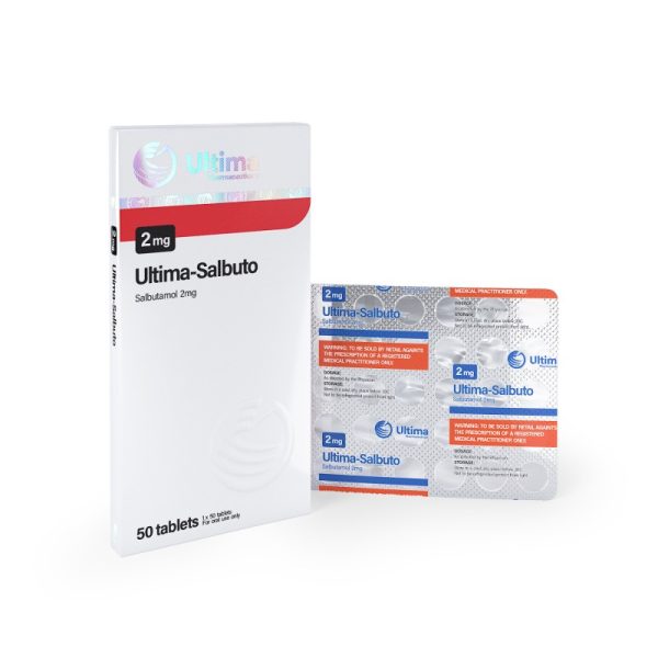 Ultima-Salbutamol 2mg - 50 comprimidos - Ultima Pharma
