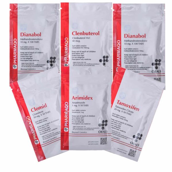 Pack masse maigre - 8 semaines (Dianabol/Clenbuterol) Pharmaqo Labs