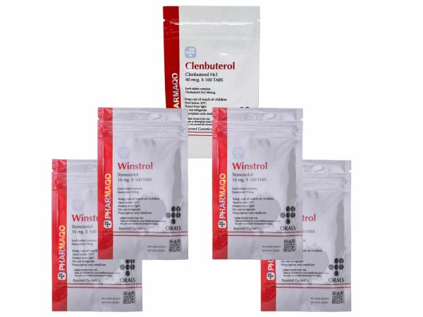 Pacote de destruição - 10 semanas (Clenbuterol - Winstrol) Pharmaqo Labs