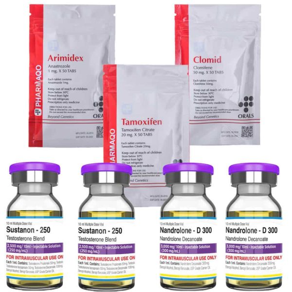 Pacote de volume - avançado - 8 semanas (Sustanon - Deca) Laboratórios Pharmaqo