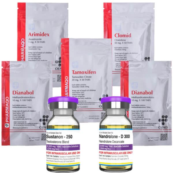 Opakowanie Masowe – 8 tygodni (Sustanon/Deca/Dianabol) Pharmaqo Labs