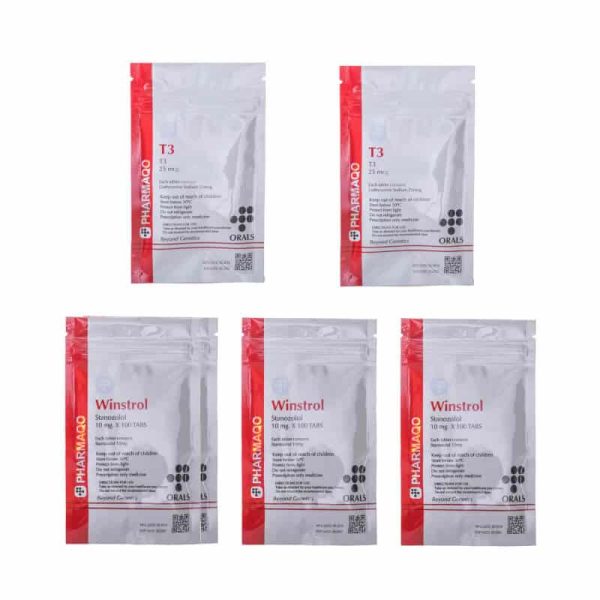 Pacote triturado - 8 semanas (Stanozolol-Cytomel) Pharmaqo Labs