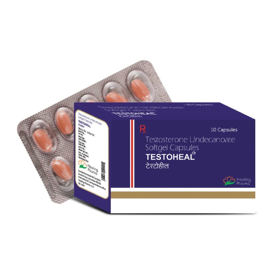 Testosterone Undecanoate 40mg (10 capsule) - Healing pharma