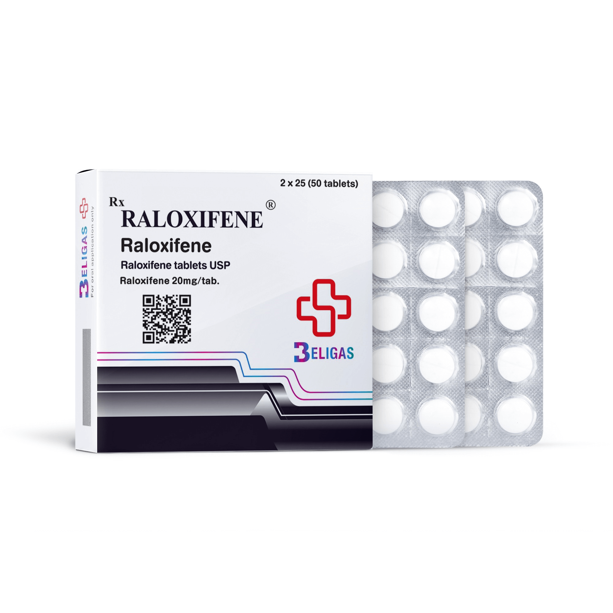 Raloxifene 20mg/50tabs - Beligas(international)