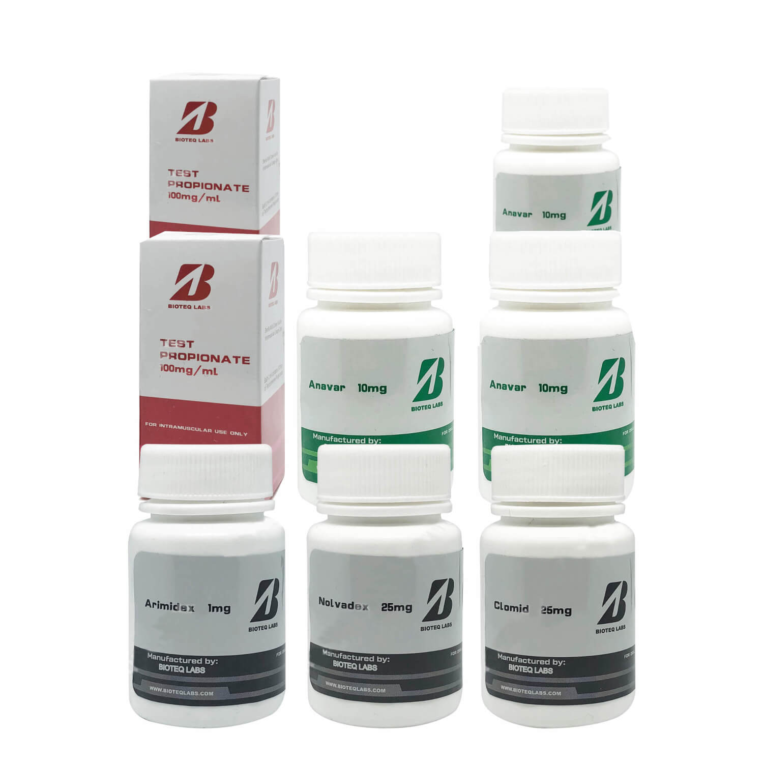 Pack Kracht PTO - Anavar / Test-P - 6 weken - Bioteq labs