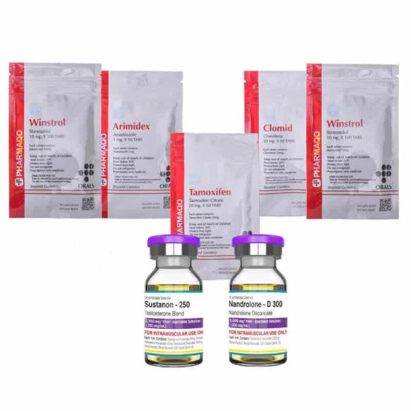 Pack Lean Mass Classic ORAL-INJECT - 8 weeks (Sustanon/Deca/Winstrol) Pharmaqo